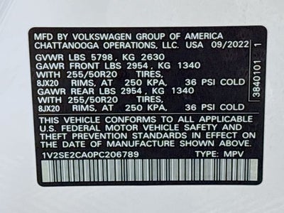 2023 Volkswagen Atlas Cross Sport 3.6L V6 SEL