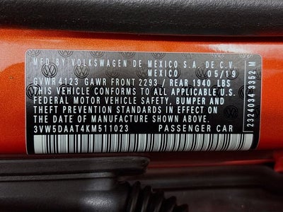 2019 Volkswagen Beetle Convertible 2.0T SE
