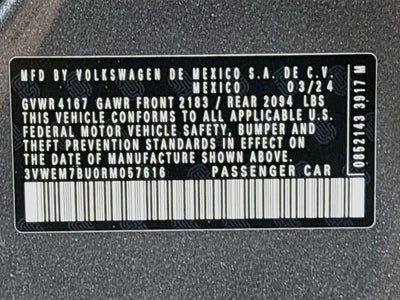 2024 Volkswagen Jetta 1.5T SE