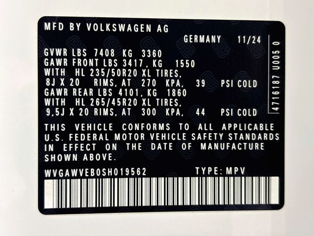 2025 Volkswagen ID. Buzz Pro S