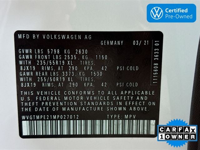 2021 Volkswagen ID.4 Pro S