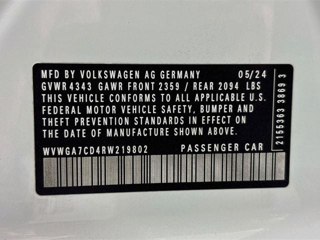 2024 Volkswagen Golf GTI 2.0T S