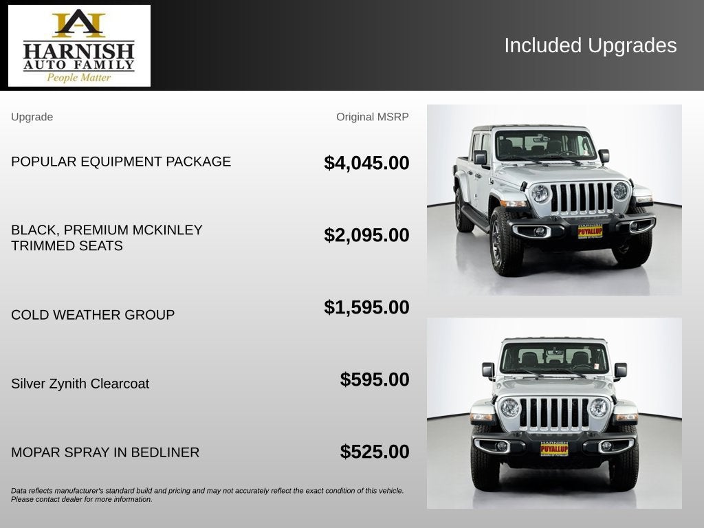 2023 Jeep Gladiator Overland 4x4