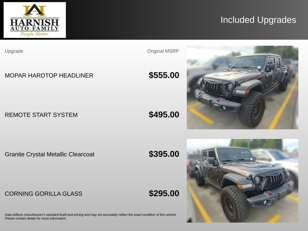 2022 Jeep Gladiator Rubicon 4x4