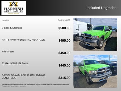 2018 RAM 1500 Tradesman Crew Cab 4x4 5'7" Box