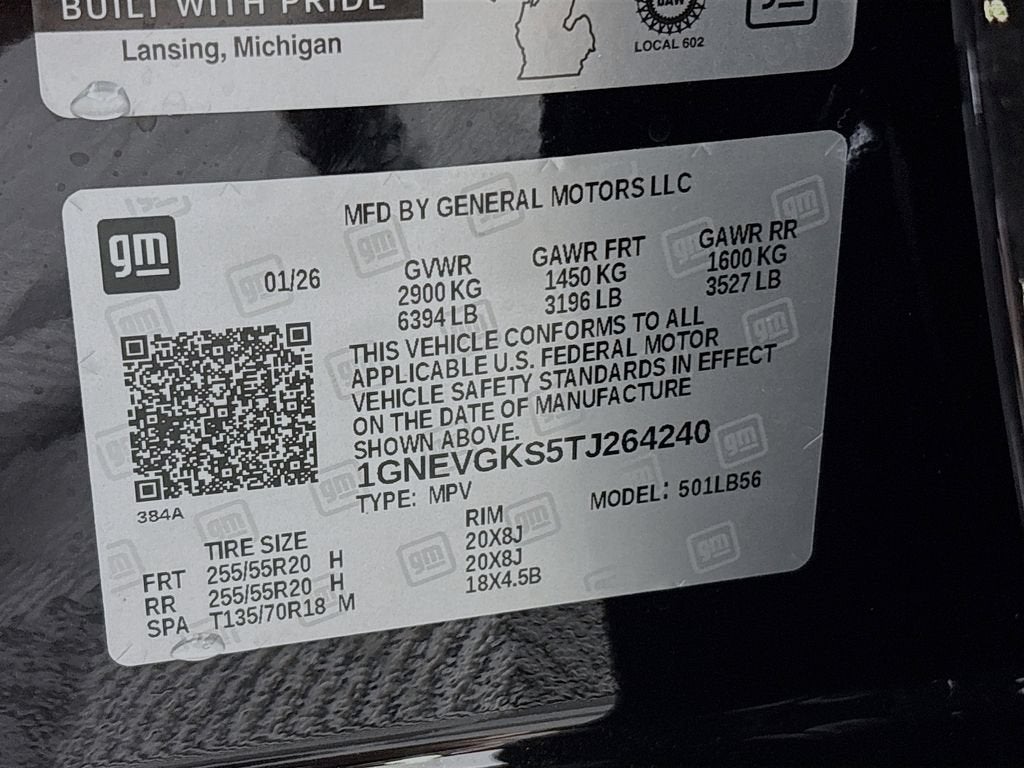 2026 Chevrolet Traverse LT