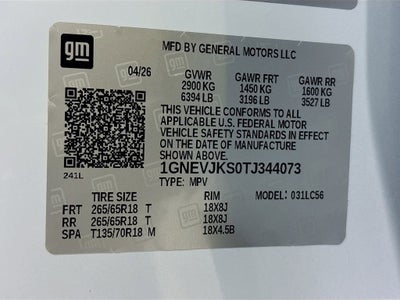2026 Chevrolet Traverse Z71