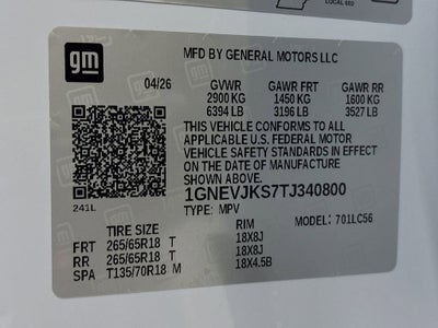 2026 Chevrolet Traverse Z71