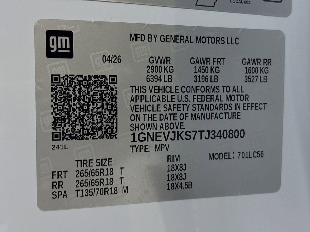 2026 Chevrolet Traverse Z71