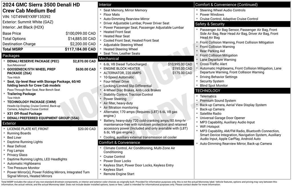 2024 GMC Sierra 3500 HD Denali