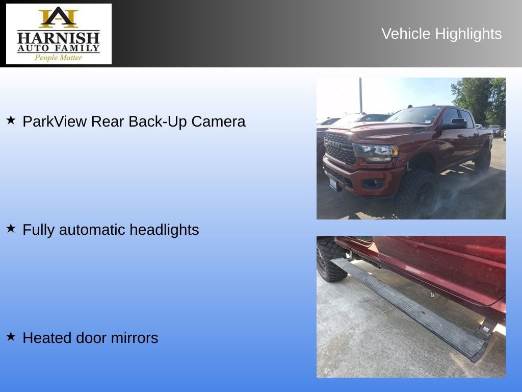 2022 RAM 2500 Big Horn Crew Cab 4x4 6'4" Box