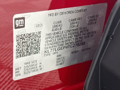 2026 Chevrolet Trax 1RS