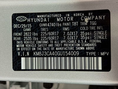 2016 Hyundai Tucson SE