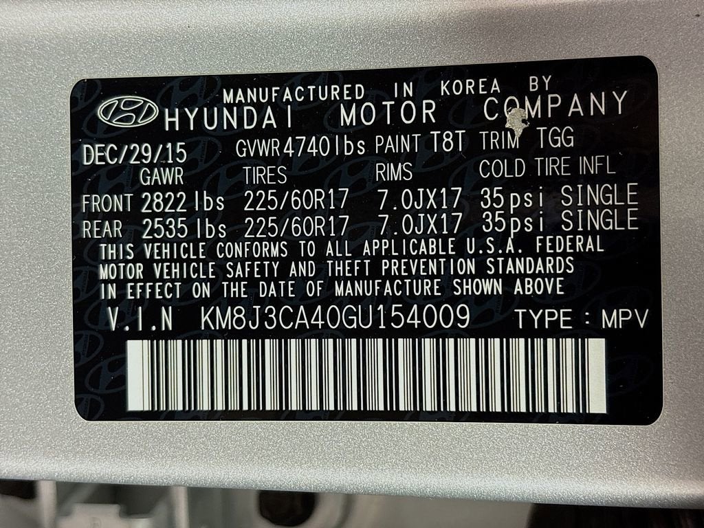 2016 Hyundai Tucson SE