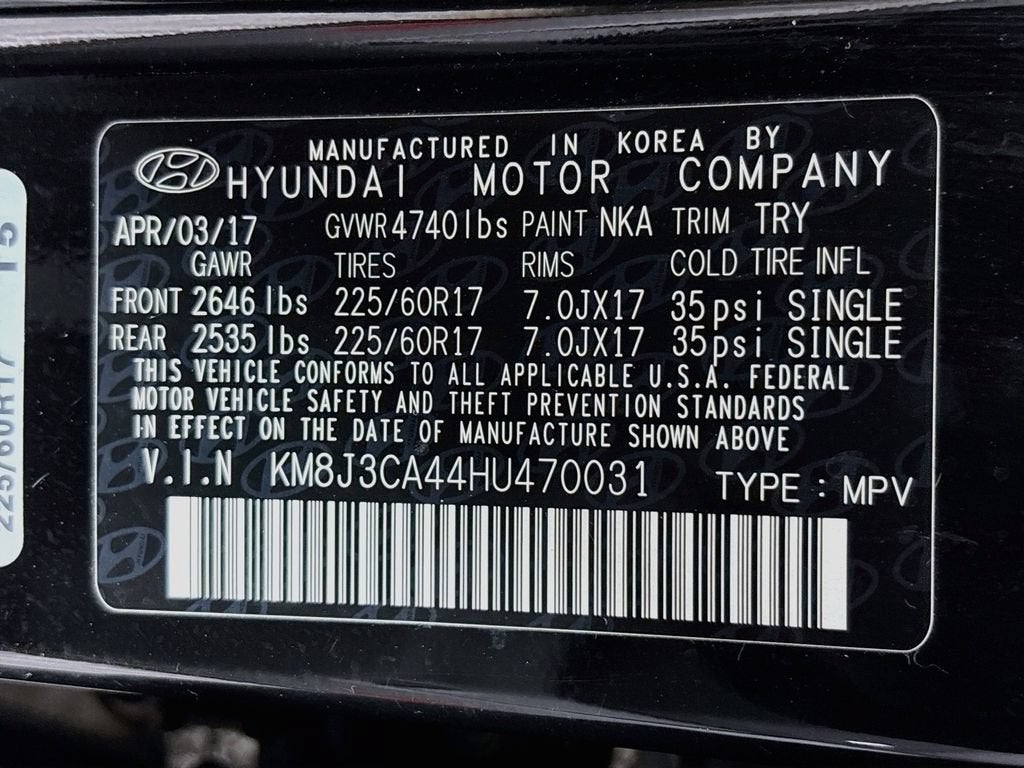 2017 Hyundai Tucson SE Plus