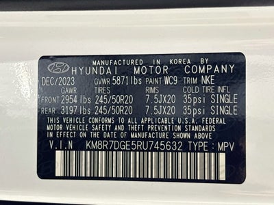 2024 Hyundai Palisade Calligraphy Night Edition