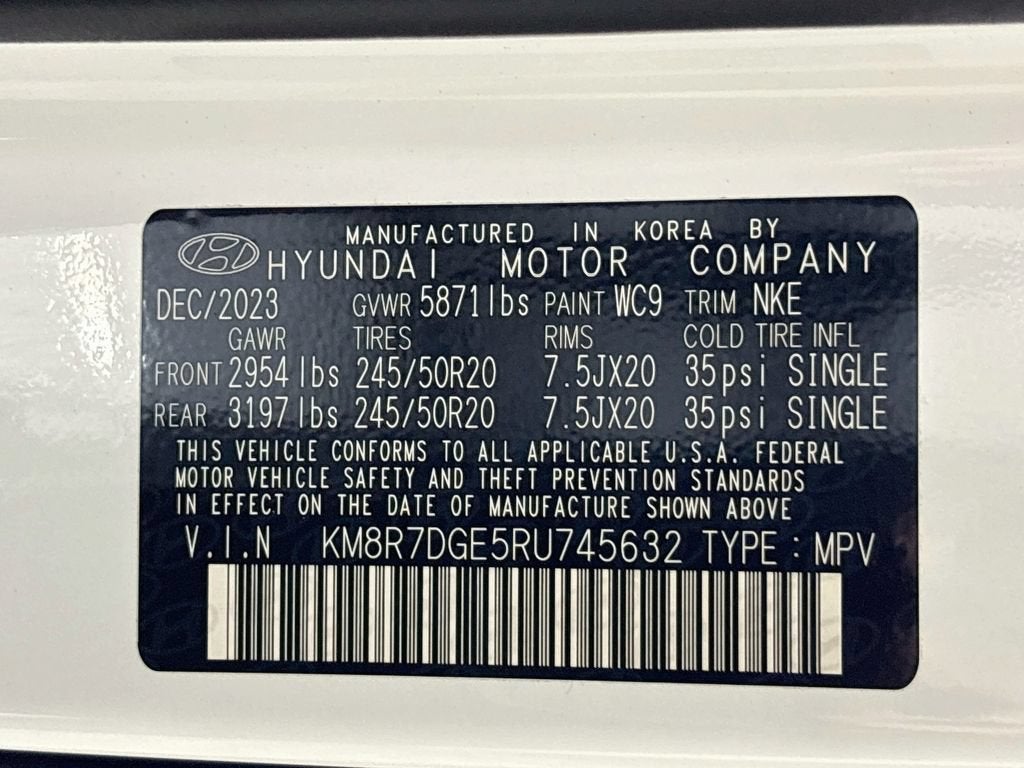 2024 Hyundai Palisade Calligraphy Night Edition