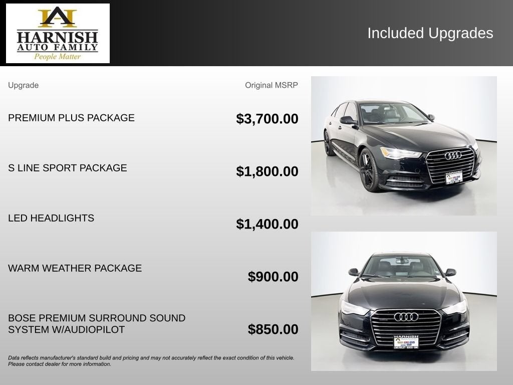 2016 Audi A6 2.0T Premium Plus