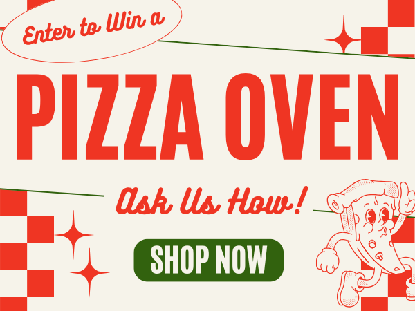 Enter to win a Pizza oven