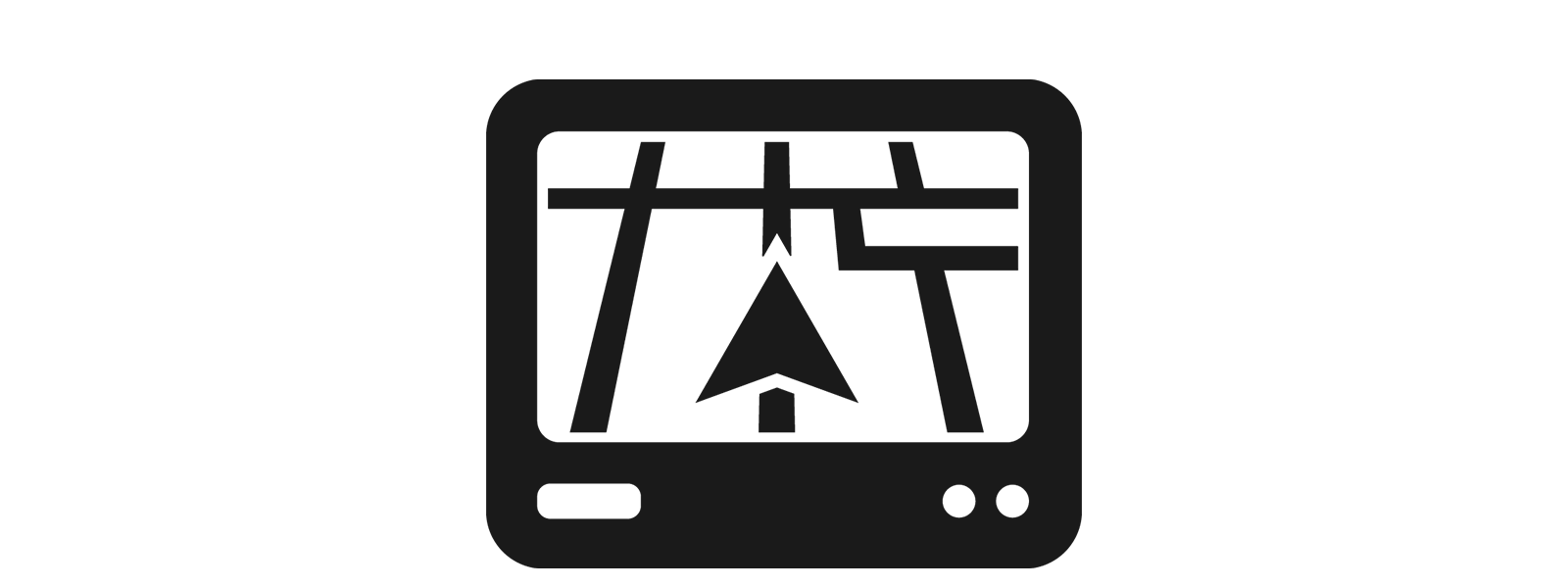GPS navigation screen